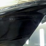 Bootslackierung einer Formula 40 PC Motoryacht mit Effecktlack in der Lackierkabine der Bootswerft Baumgart in Dortmund