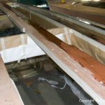 Refit einer Boesch 590 St. Tropez in der Werfthalle der Bootswerft Baumgart in Dortmund