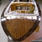 Refit einer Boesch 590 St. Tropez in der Werfthalle der Bootswerft Baumgart in Dortmund