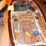Refit einer Boesch 590 St. Tropez in der Werfthalle in der Bootswerft Baumgart in Dortmund