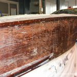 Refit einer Boesch 590 St. Tropez in der Werfthalle in der Bootswerft Baumgart in Dortmund