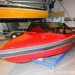 Malibu Skier Euro f3 Motorboot nach durchgeführtem Refit in der Werfthalle der Bootswerft Baumgart in Dortmund