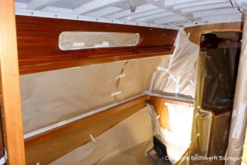 Refit des Innenraums einer Vilm 106 in der Bootswerft Baumgart in Dortmund
