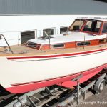 Vilm 106 Motorsegler nach dem Refit auf dem Werftgelände der Bootserft Baumgart in Dortmund