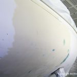 Reparatur einer NAB 32 Segelyacht in der Lackierkabine der Bootswerft Baumgart in Dortmund