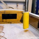 Restauration eines Kielzugvogel in der Werfthalle der Bootswerft Baumgart in Dortmund