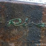 Riva Schriftzug der Riva Super Aquarama nach der Bergung durch die Bootswerft Baumgart