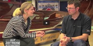 Das Lokalfernsehen des WDR zu Gast in der Bootswerft Baumgart in Dortmund und im Gespräch mit Stefan Baumgart.
